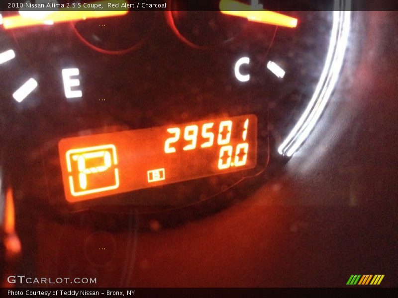 Red Alert / Charcoal 2010 Nissan Altima 2.5 S Coupe