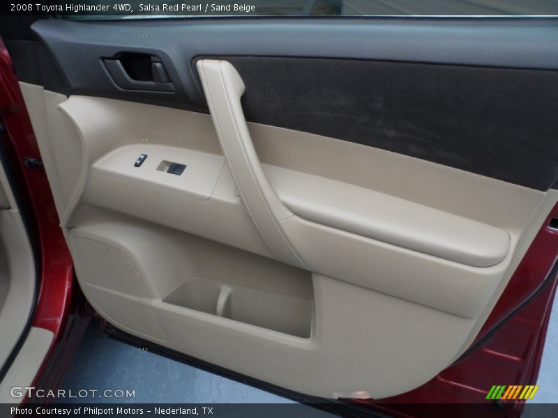 Salsa Red Pearl / Sand Beige 2008 Toyota Highlander 4WD