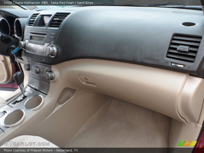 Salsa Red Pearl / Sand Beige 2008 Toyota Highlander 4WD