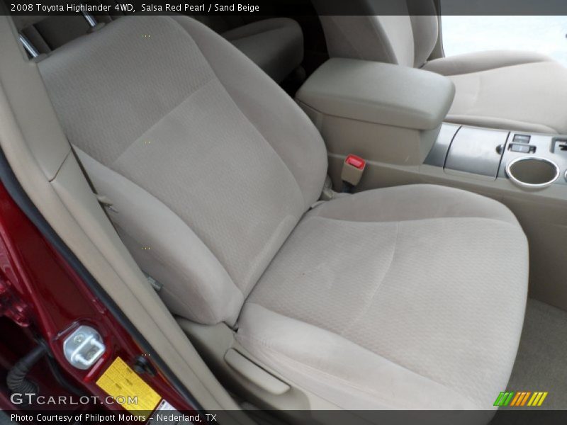 Salsa Red Pearl / Sand Beige 2008 Toyota Highlander 4WD