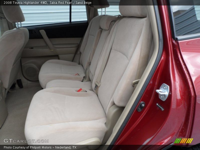 Salsa Red Pearl / Sand Beige 2008 Toyota Highlander 4WD