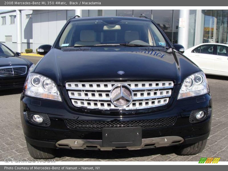 Black / Macadamia 2008 Mercedes-Benz ML 350 4Matic