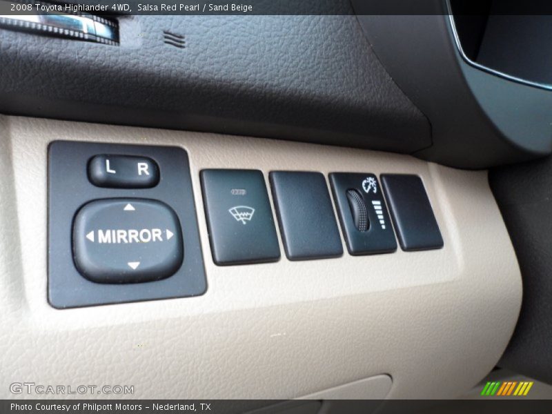 Salsa Red Pearl / Sand Beige 2008 Toyota Highlander 4WD