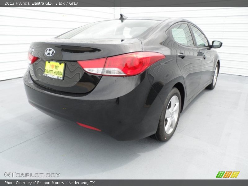 Black / Gray 2013 Hyundai Elantra GLS