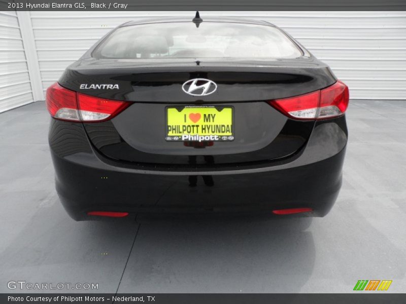Black / Gray 2013 Hyundai Elantra GLS
