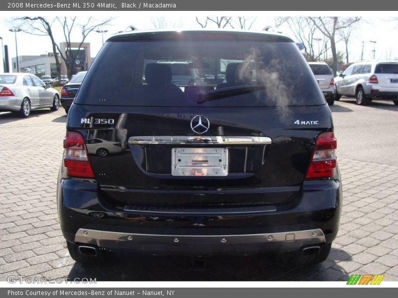 Black / Macadamia 2008 Mercedes-Benz ML 350 4Matic