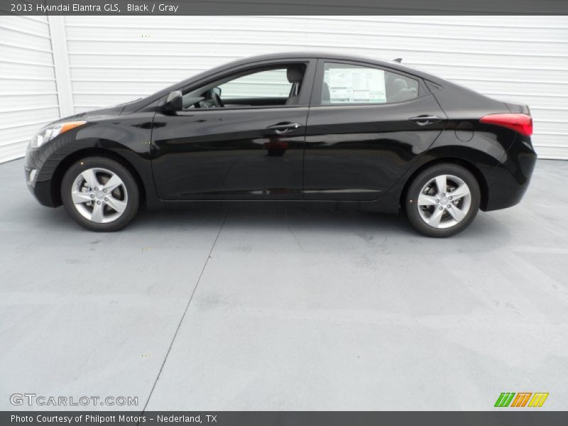 Black / Gray 2013 Hyundai Elantra GLS