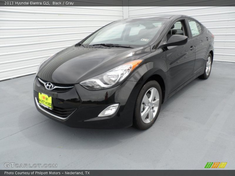 Black / Gray 2013 Hyundai Elantra GLS