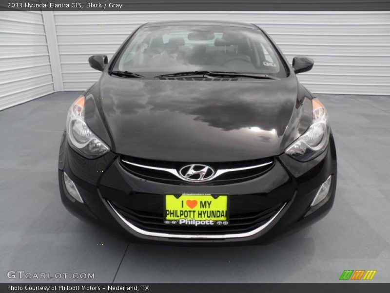 Black / Gray 2013 Hyundai Elantra GLS