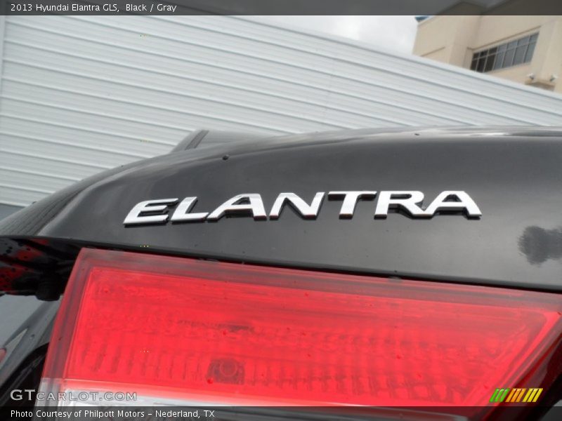 Black / Gray 2013 Hyundai Elantra GLS