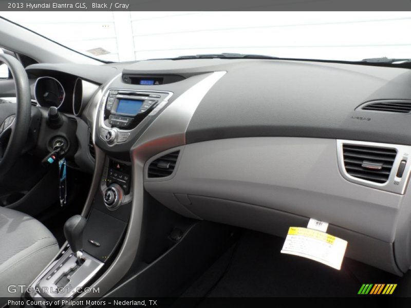 Black / Gray 2013 Hyundai Elantra GLS