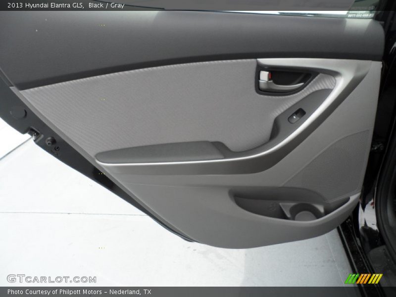 Black / Gray 2013 Hyundai Elantra GLS