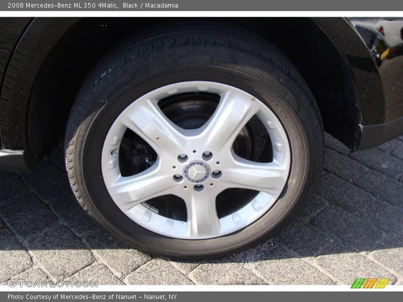 Black / Macadamia 2008 Mercedes-Benz ML 350 4Matic