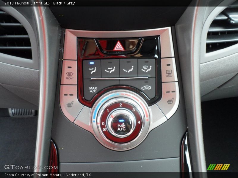 Black / Gray 2013 Hyundai Elantra GLS