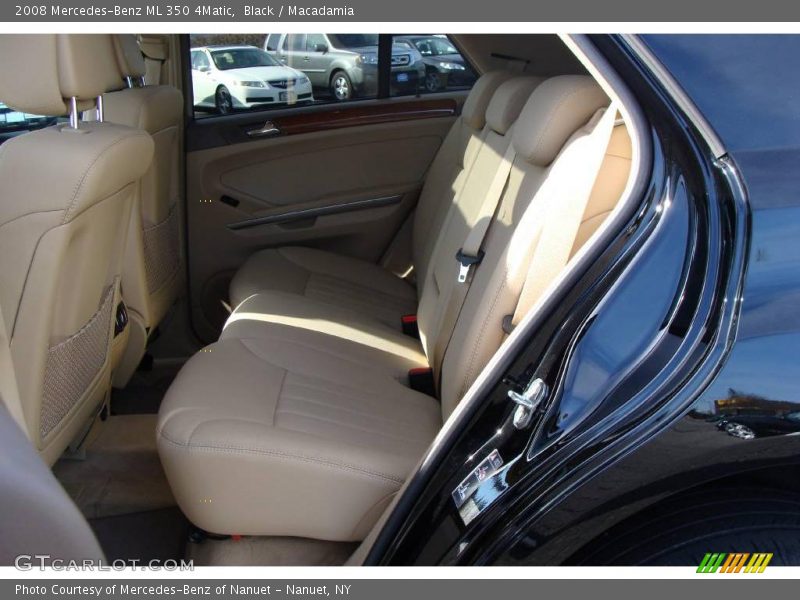 Black / Macadamia 2008 Mercedes-Benz ML 350 4Matic