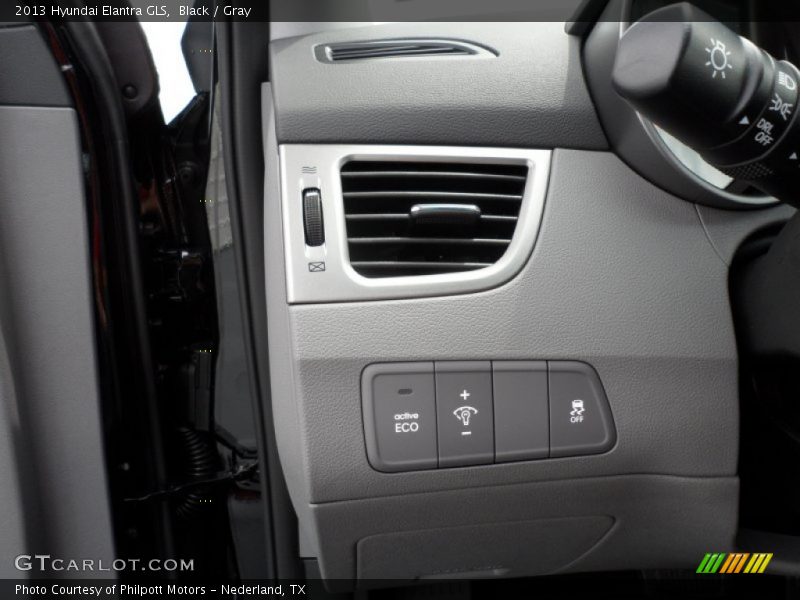 Black / Gray 2013 Hyundai Elantra GLS