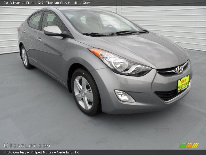 Titanium Gray Metallic / Gray 2013 Hyundai Elantra GLS