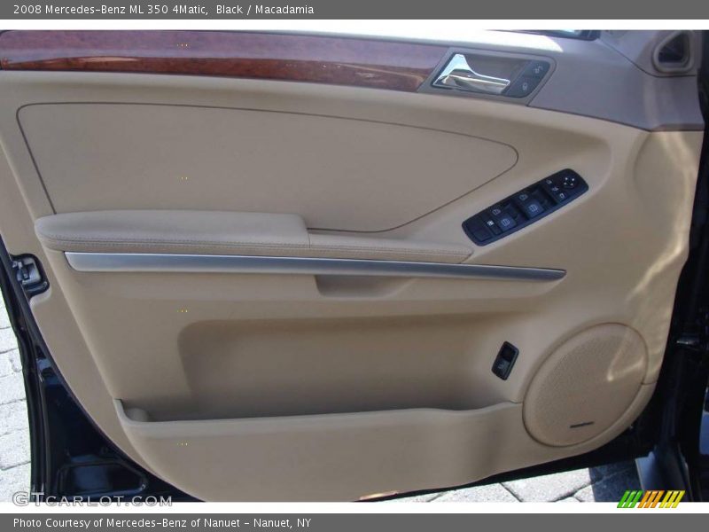 Black / Macadamia 2008 Mercedes-Benz ML 350 4Matic