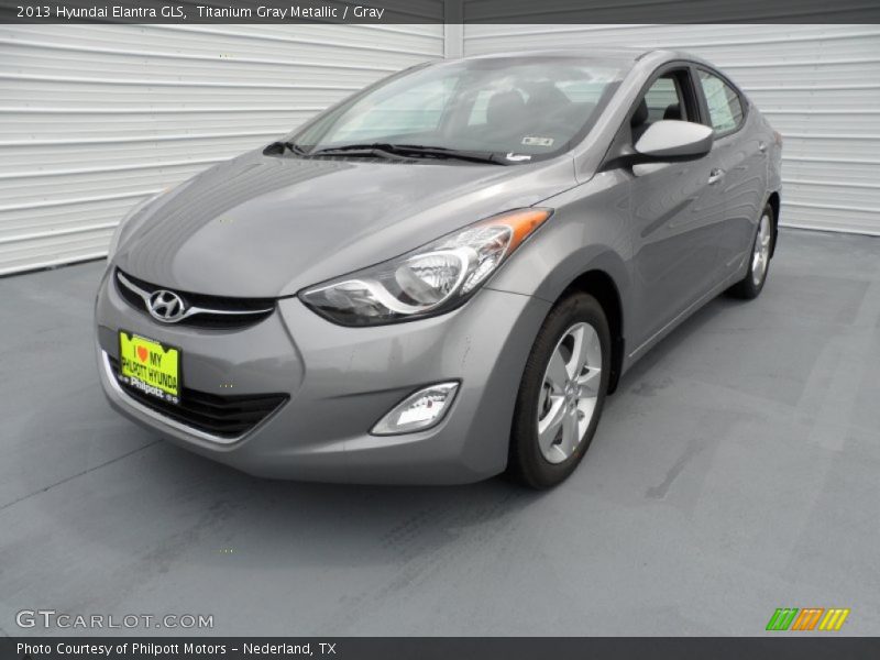 Titanium Gray Metallic / Gray 2013 Hyundai Elantra GLS