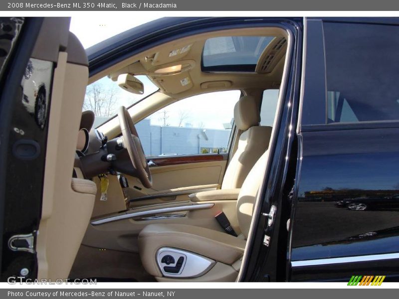 Black / Macadamia 2008 Mercedes-Benz ML 350 4Matic