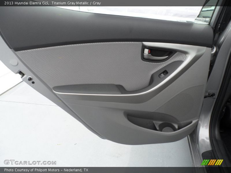 Titanium Gray Metallic / Gray 2013 Hyundai Elantra GLS