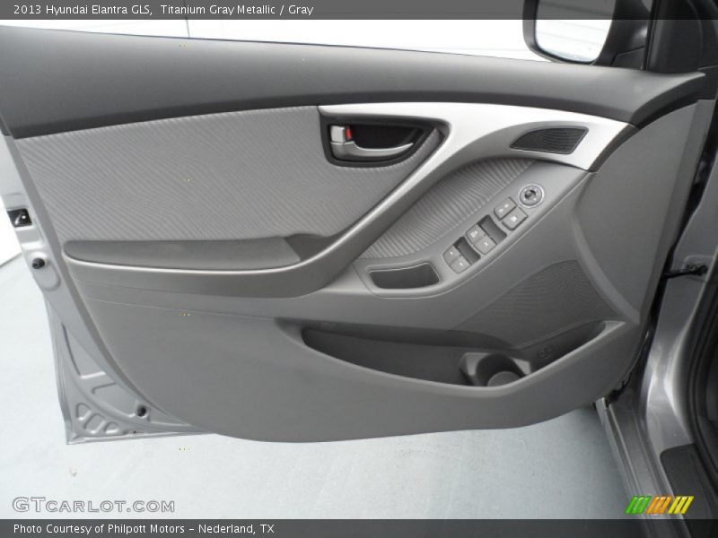 Titanium Gray Metallic / Gray 2013 Hyundai Elantra GLS