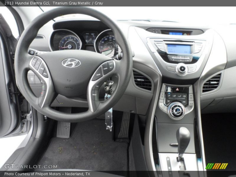 Titanium Gray Metallic / Gray 2013 Hyundai Elantra GLS