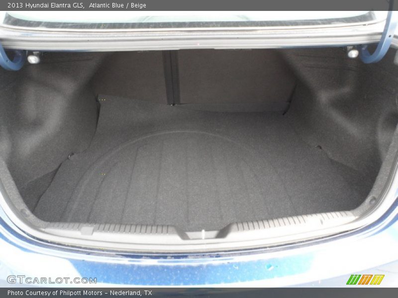 Atlantic Blue / Beige 2013 Hyundai Elantra GLS