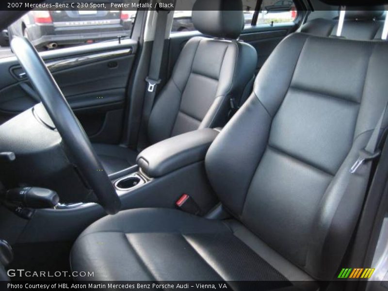 Pewter Metallic / Black 2007 Mercedes-Benz C 230 Sport