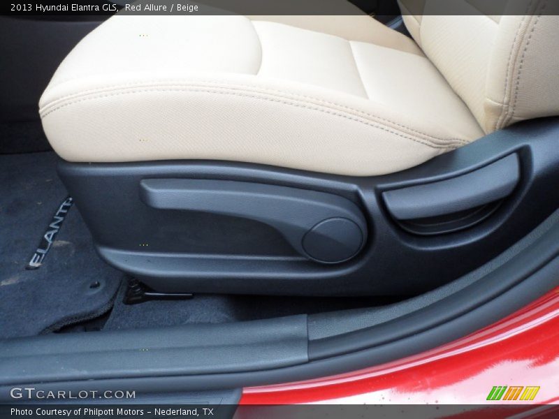 Red Allure / Beige 2013 Hyundai Elantra GLS