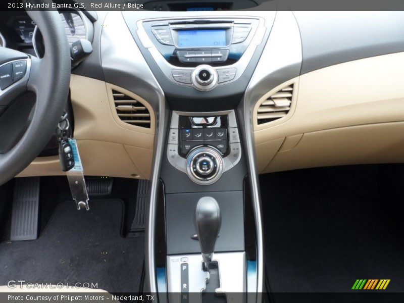 Red Allure / Beige 2013 Hyundai Elantra GLS