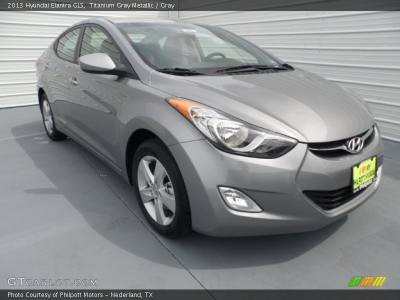 Titanium Gray Metallic / Gray 2013 Hyundai Elantra GLS