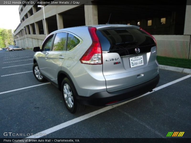 Alabaster Silver Metallic / Gray 2012 Honda CR-V EX