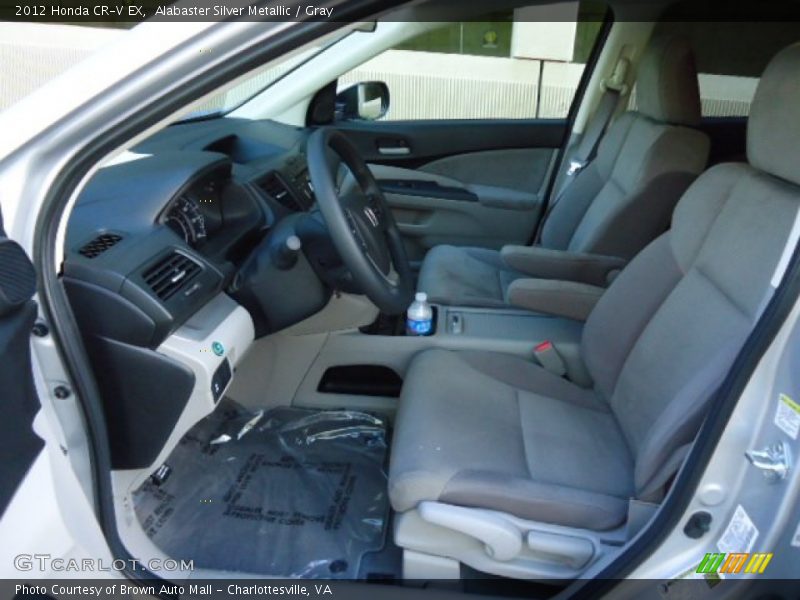 Alabaster Silver Metallic / Gray 2012 Honda CR-V EX