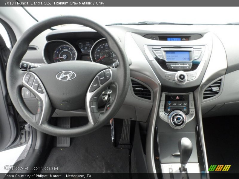 Titanium Gray Metallic / Gray 2013 Hyundai Elantra GLS