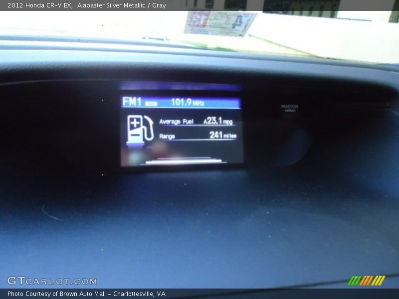 Alabaster Silver Metallic / Gray 2012 Honda CR-V EX