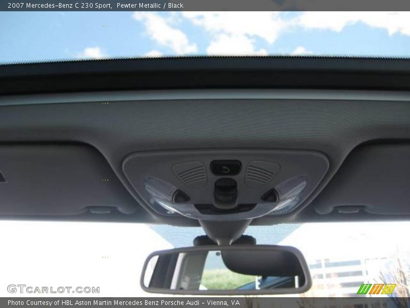 Pewter Metallic / Black 2007 Mercedes-Benz C 230 Sport