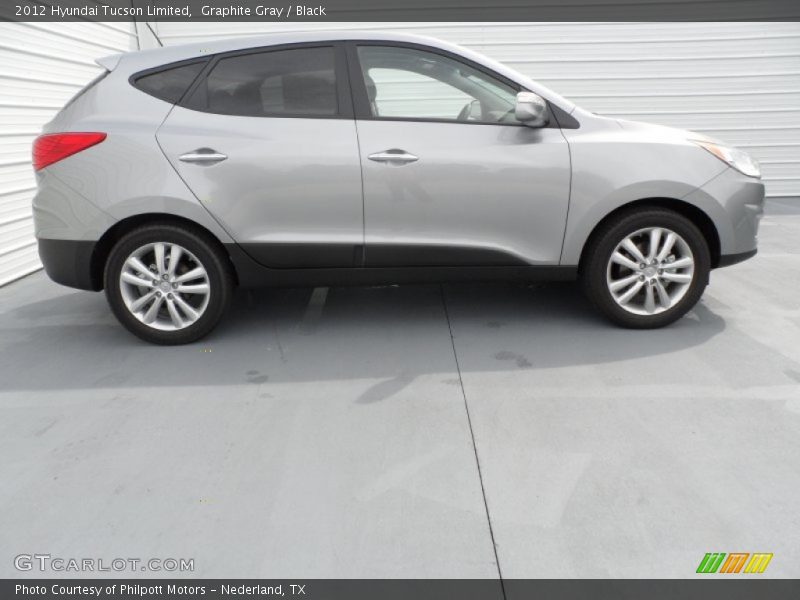Graphite Gray / Black 2012 Hyundai Tucson Limited
