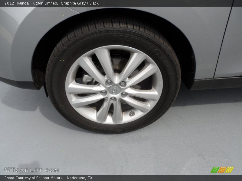 Graphite Gray / Black 2012 Hyundai Tucson Limited