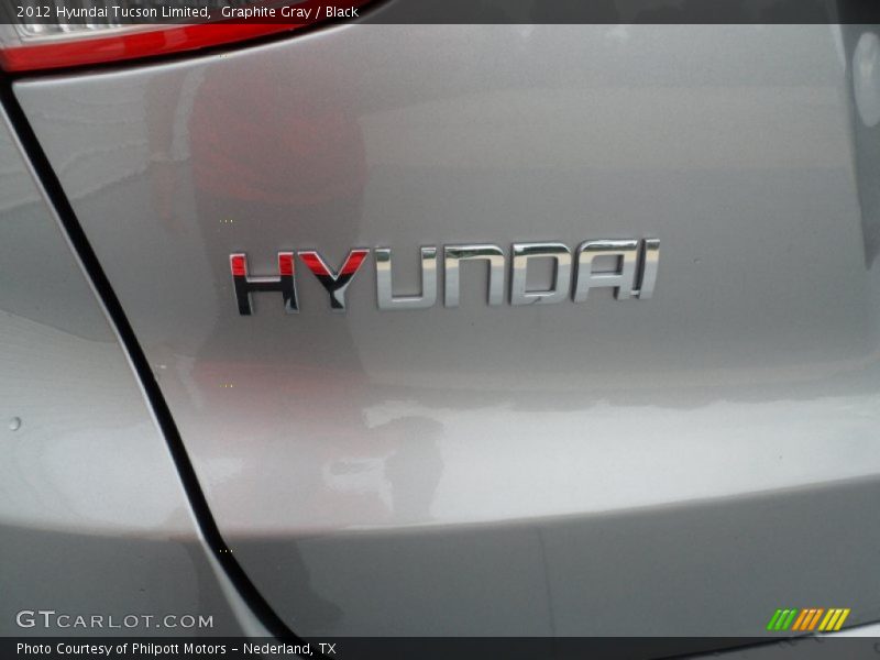 Graphite Gray / Black 2012 Hyundai Tucson Limited