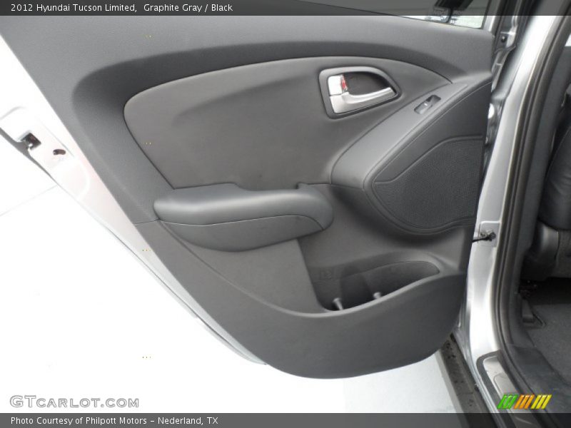 Graphite Gray / Black 2012 Hyundai Tucson Limited