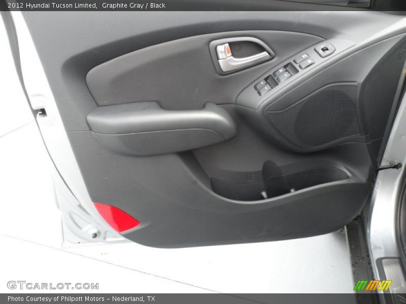 Graphite Gray / Black 2012 Hyundai Tucson Limited