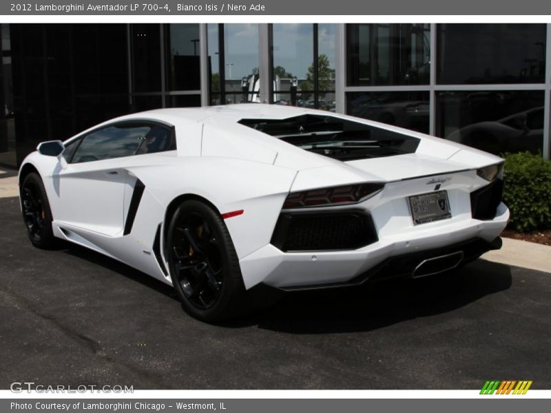 Bianco Isis / Nero Ade 2012 Lamborghini Aventador LP 700-4