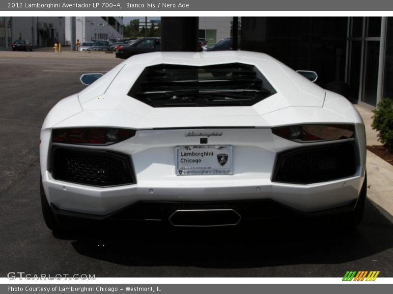 Bianco Isis / Nero Ade 2012 Lamborghini Aventador LP 700-4
