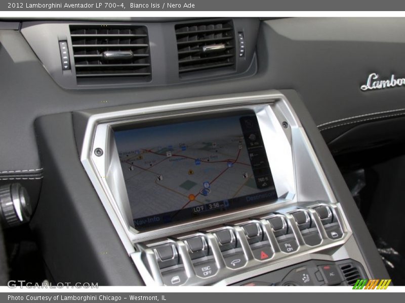 Navigation of 2012 Aventador LP 700-4