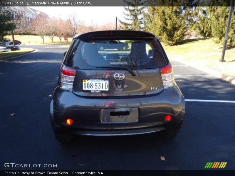 Magnetic Gray Metallic / Dark Gray 2012 Scion iQ