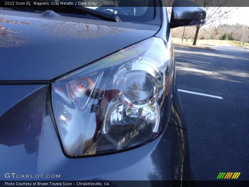 Magnetic Gray Metallic / Dark Gray 2012 Scion iQ