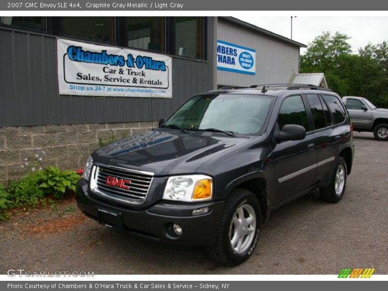 Graphite Gray Metallic / Light Gray 2007 GMC Envoy SLE 4x4