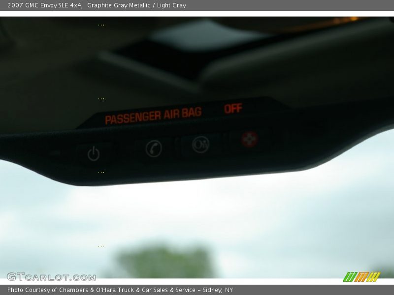 Graphite Gray Metallic / Light Gray 2007 GMC Envoy SLE 4x4