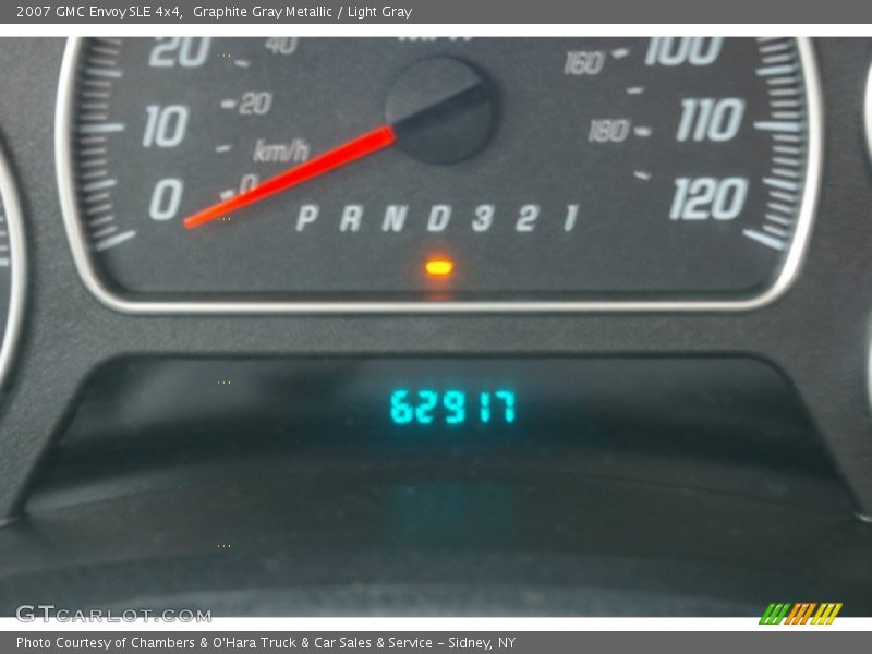 Graphite Gray Metallic / Light Gray 2007 GMC Envoy SLE 4x4